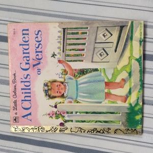 VINTAGE A Little Golden Book - A Child's Garden Of Verses 1957